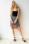 mode, wild hearts leopard mini skirt