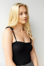 mode, fun in the sun ruffle trim bodysuit