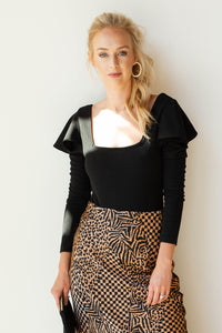 mode, encore midi woven skirt