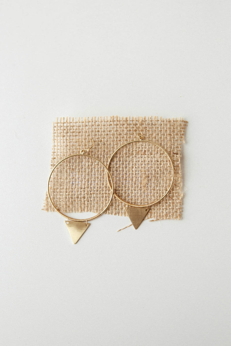 mode, triangle drop hoop