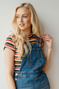 mode, farmer's wife overall dress