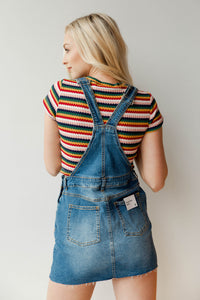 mode, farmer's wife overall dress