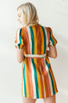 mode, Sunset stripes dress