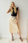 mode, over here midi skirt