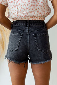 mode, shoreline denim shorts