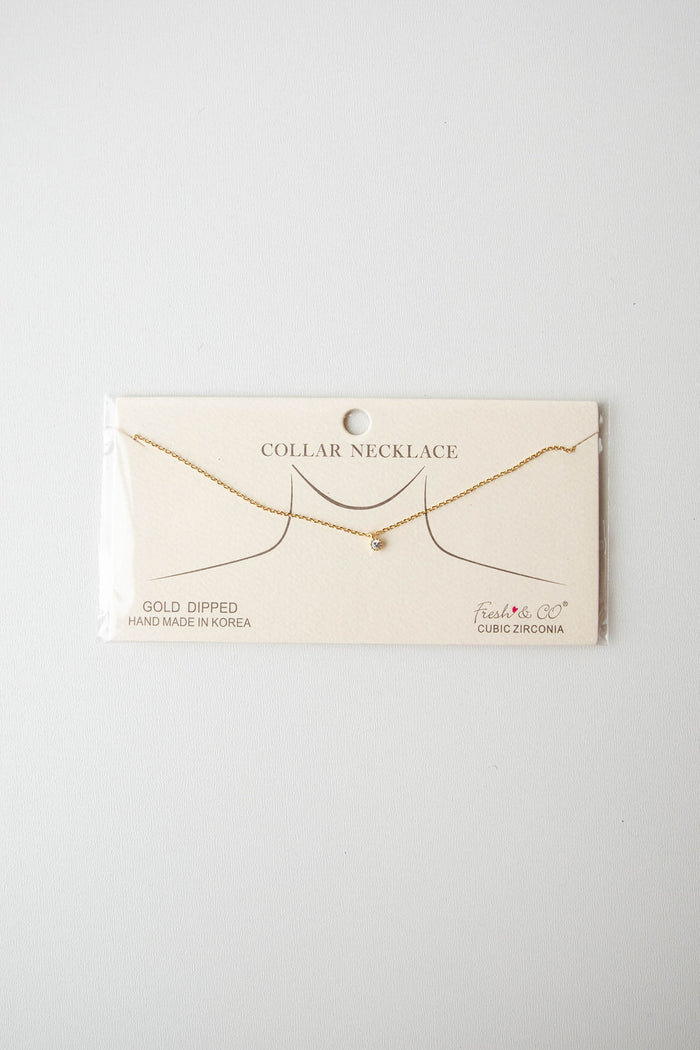 mode, single drop necklace