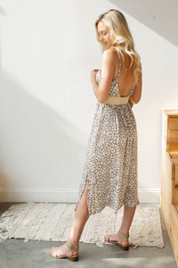 mode, walk this way leo midi dress