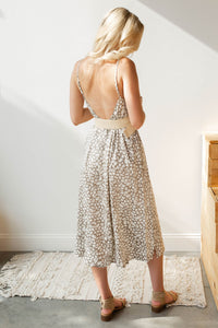 mode, walk this way leo midi dress