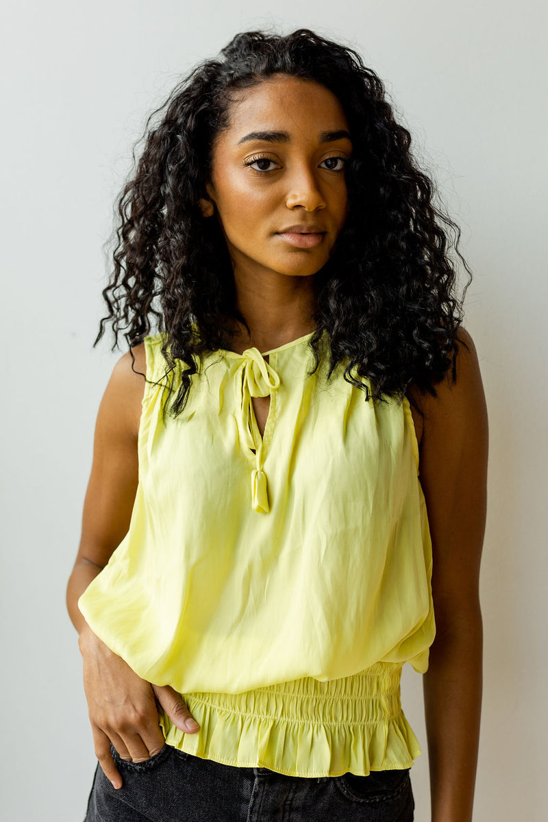 mode, hold my hand smocked waist blouse