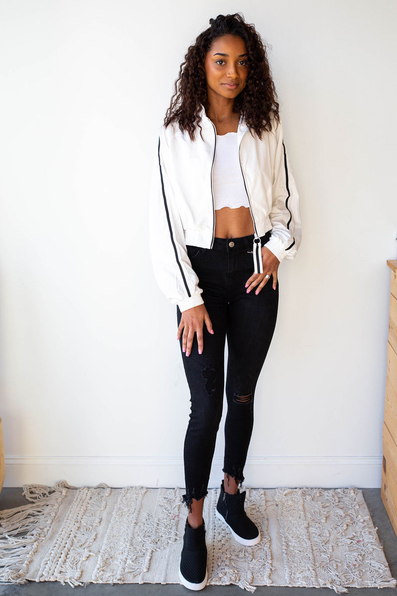mode, Maddy raw hem denim