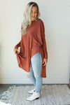 mode, tell tale tunic top