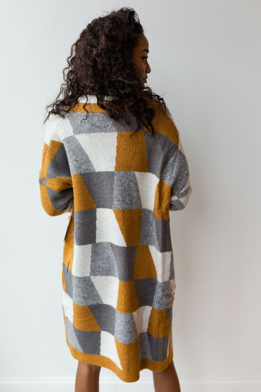 mode, mustard mix sweater