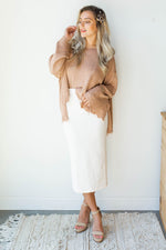 mode, helen rib tube skirt