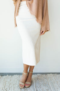 mode, helen rib tube skirt