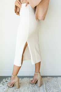 mode, helen rib tube skirt