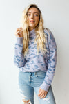 mode, fuzzy knit leopard sweater