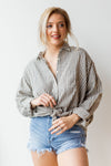 mode, easy breezy oversized button up