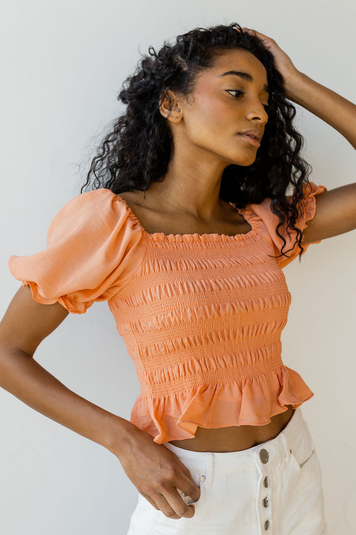 mode, peachy keen top