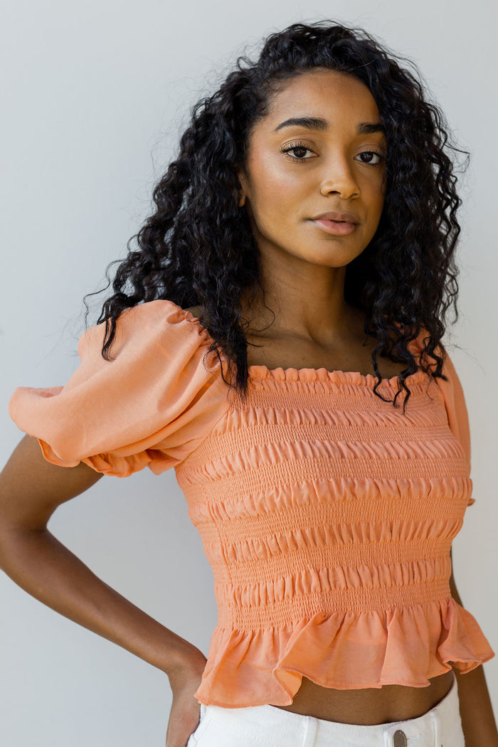 mode, peachy keen top