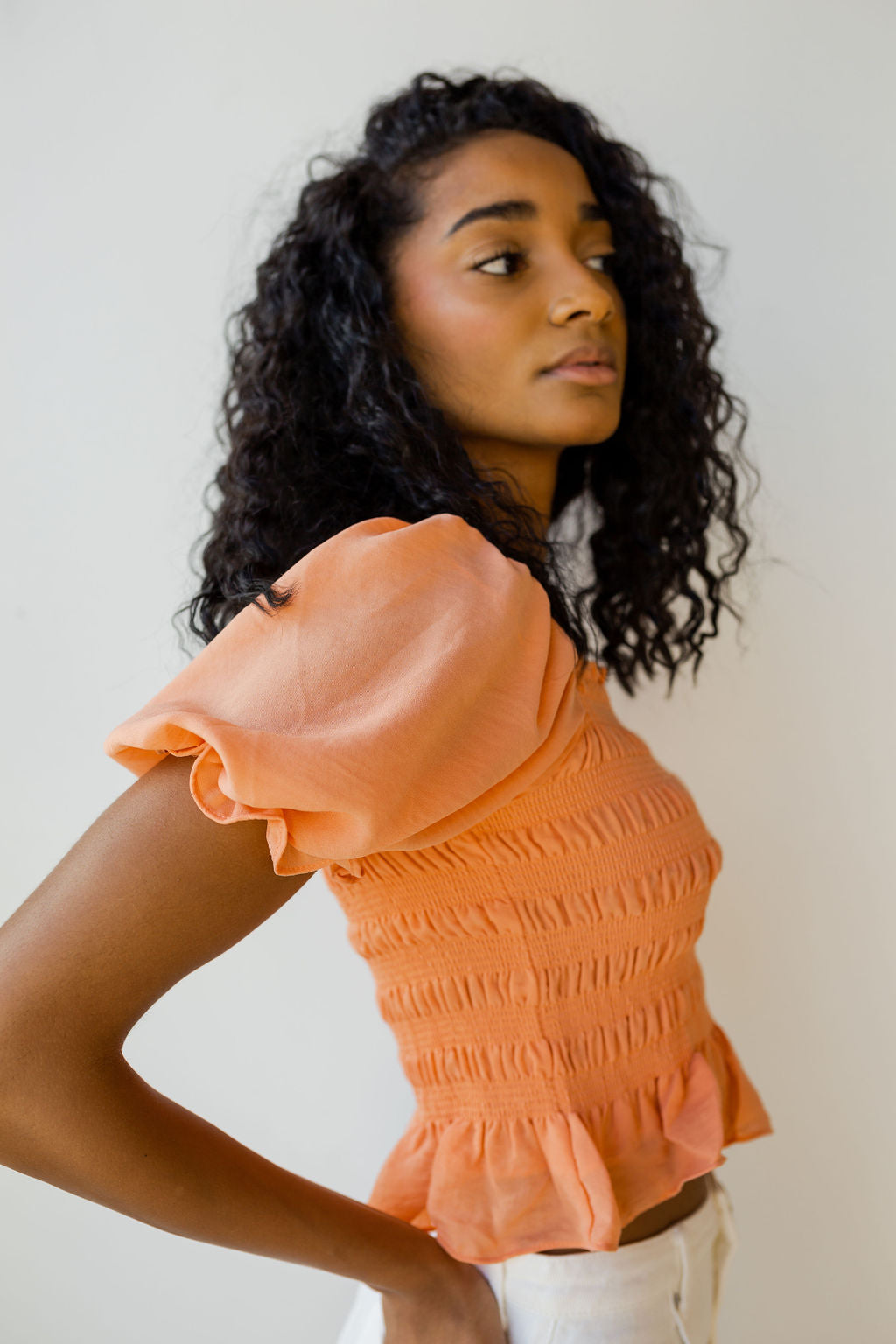 mode, peachy keen top