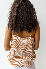 mode, zebra print tank