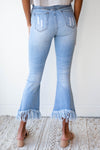 mode, something extra fringe denim