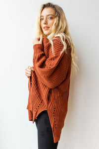 mode, right away chunky knit cardi
