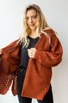 mode, right away chunky knit cardi