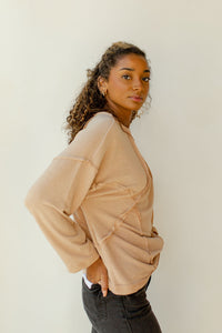 mode, stitch round neck top