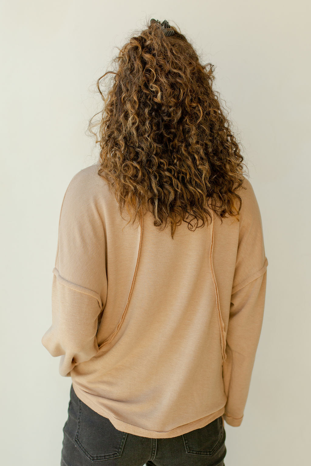 mode, stitch round neck top