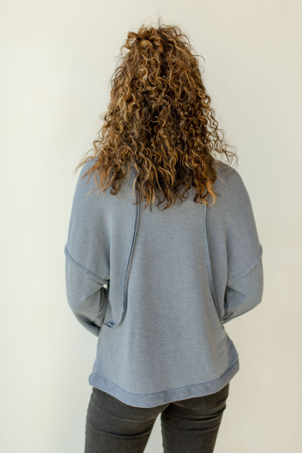 mode, stitch round neck top