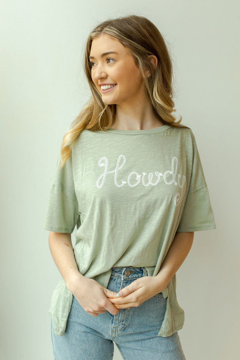 mode, howdy tee