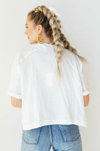 mode, v neck prim blouse