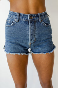 mode, shoreline denim shorts