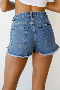 mode, shoreline denim shorts