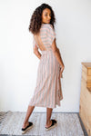 mode, muted sunset maxi dress