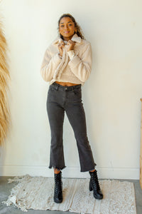 mode, teddy bear crop jacket