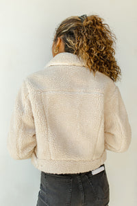 mode, teddy bear crop jacket