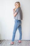 mode, cotton ball crop shirt