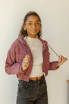 mode, cord zip hoodie
