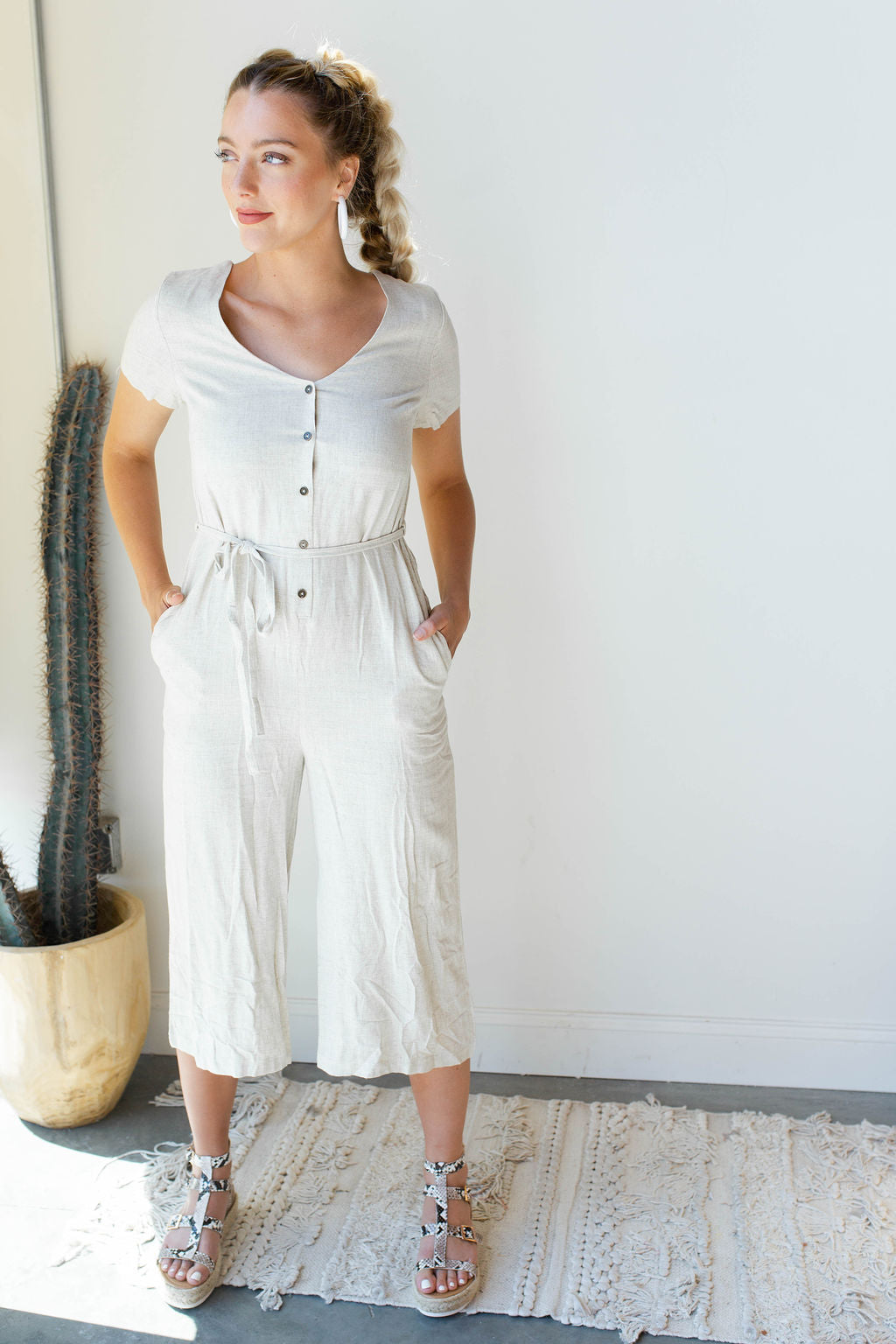 mode, go for miles linen jumpsuit