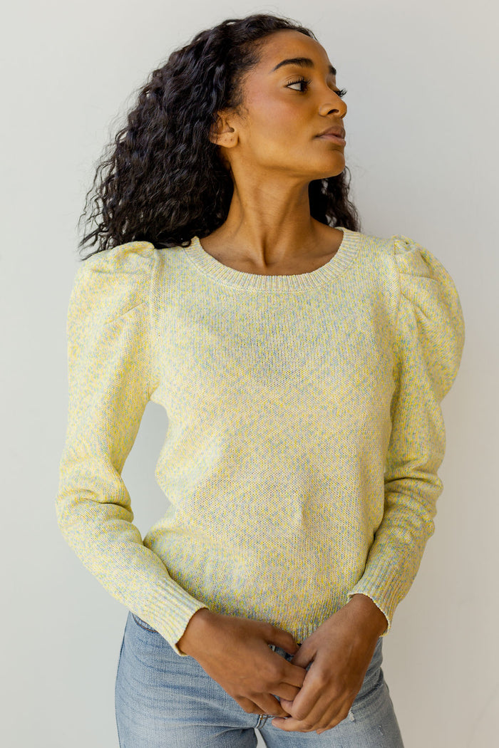 mode, mix it shoulder detail sweater