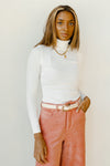 mode, rib knit turtle neck bodysuit