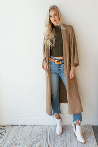 mode, wake up early long cardi