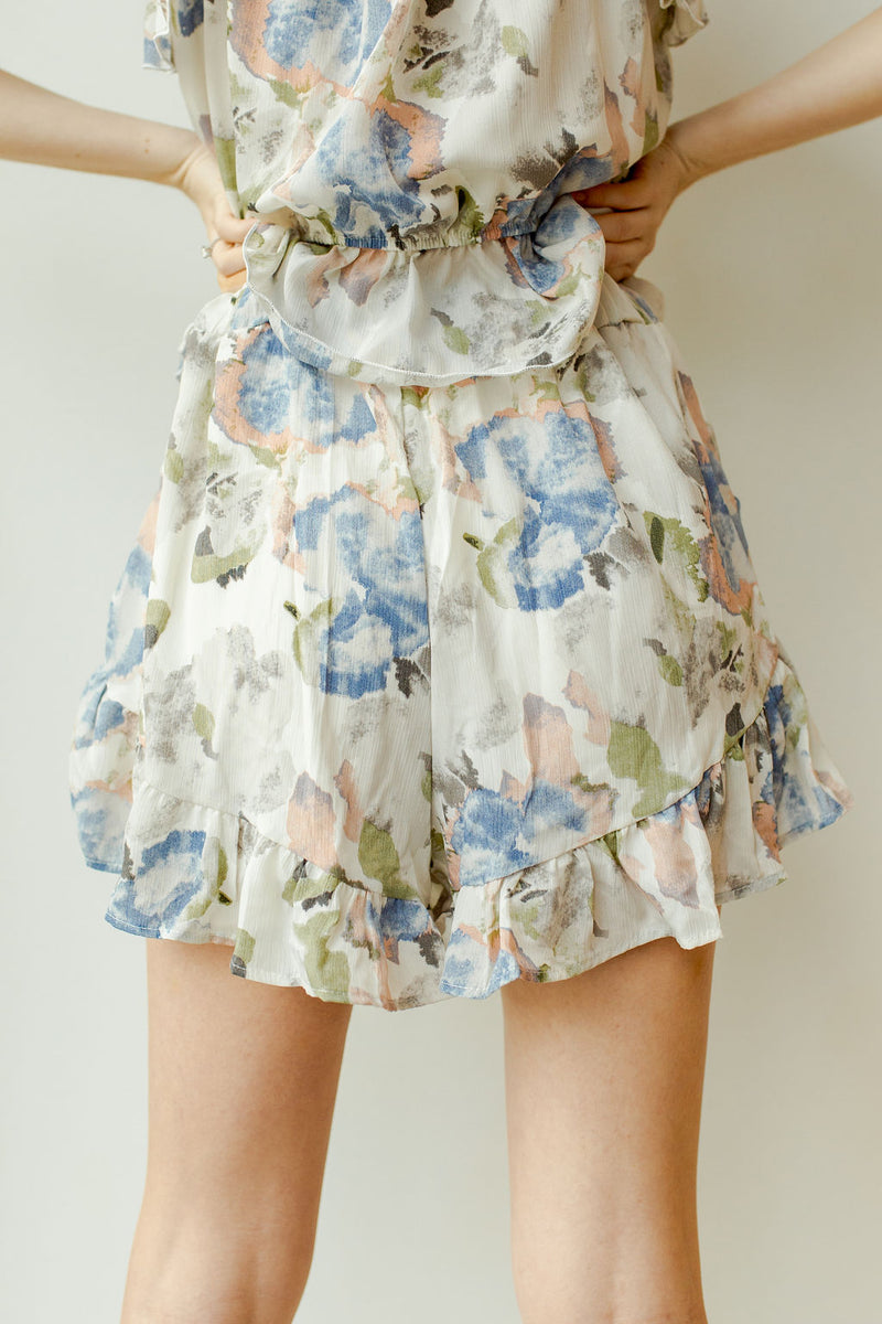 mode, fresh blooms shorts (set)