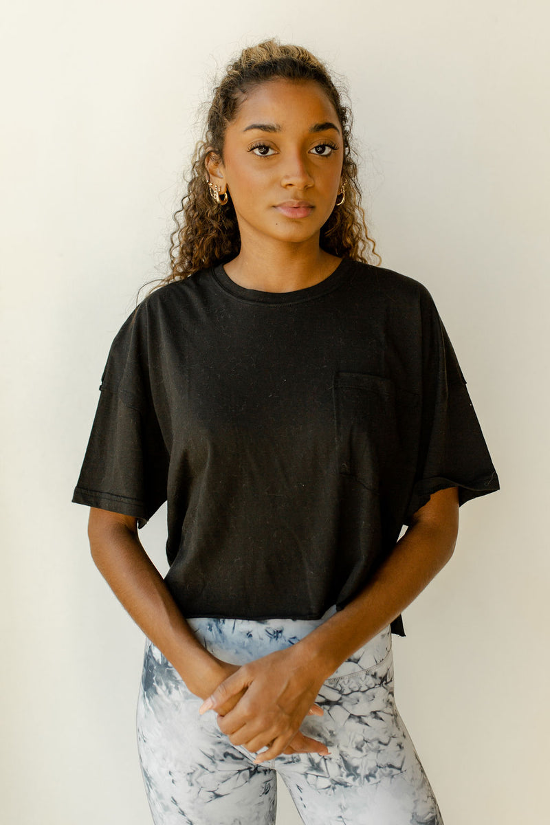 mode, fall into me pocket tee