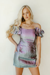 mode, disco ball dress