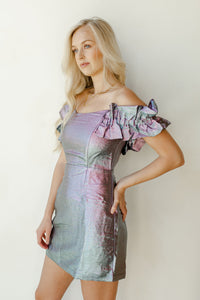 mode, disco ball dress