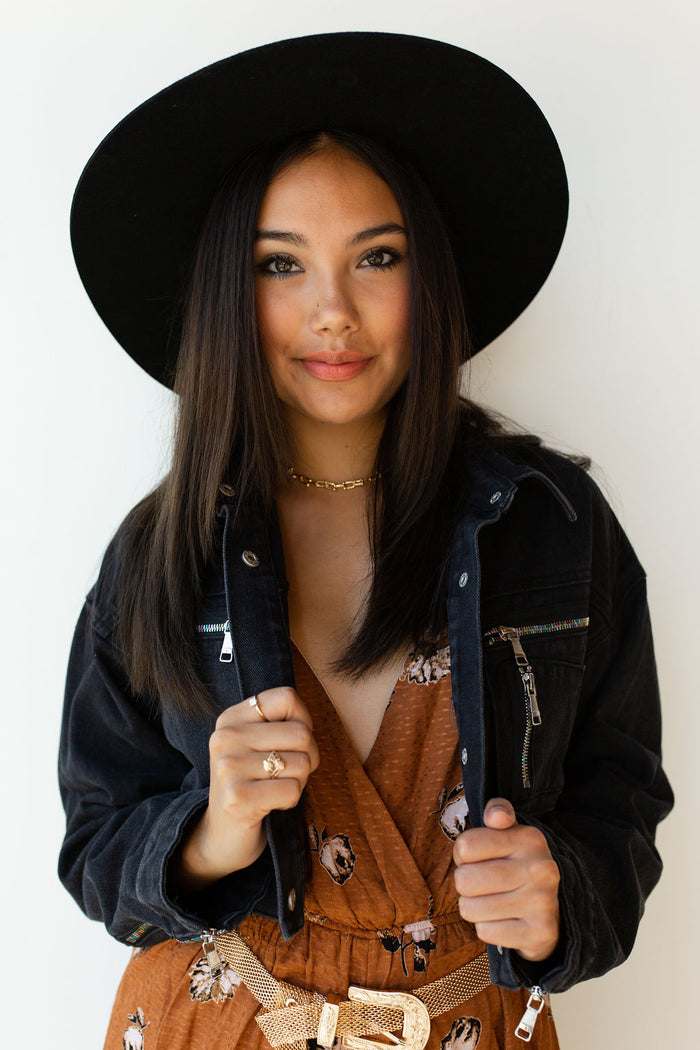 mode, Winona vintage black jacket