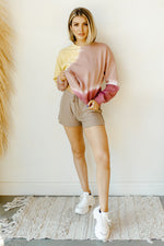 mode, Fall sunset sweatshirt